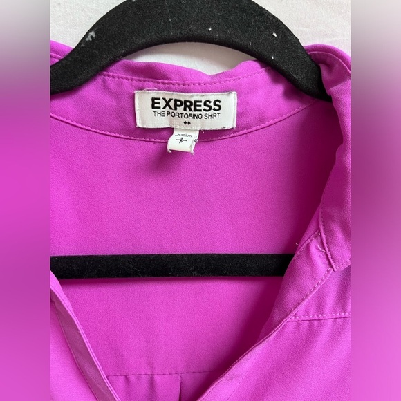 Xpress women’s Size small petite sleeveless button down blouse with collar - Picture 4 of 6